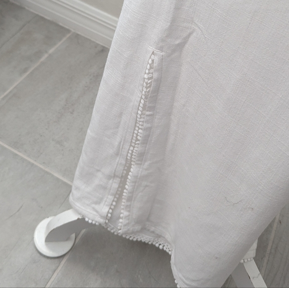 NWT Soft Surroundings Wide Leg Linen Blend Pant - Picture 2 of 6